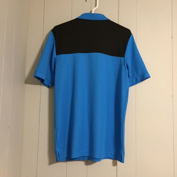 Callaway Blue White Black Golf Polo Striped Opti Dri S - Picture 2 of 5